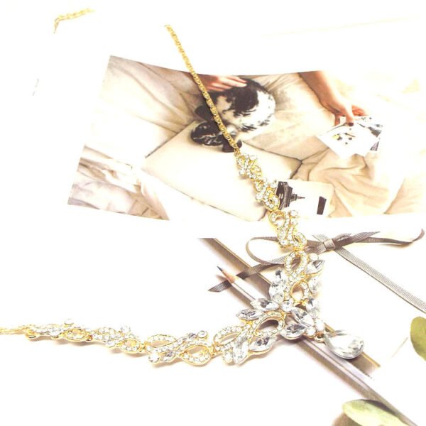 Bow Clavicle Chain Necklace - Image 6