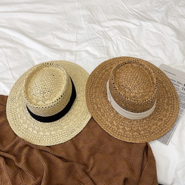 Sun Protection Straw Dome Hats - Image 2