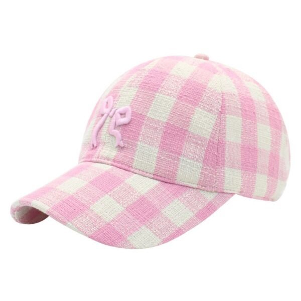 Spring 3D Embroidery Bow Baseball Cap - Image 8