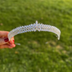 Bride Zircon Crown Headdress
