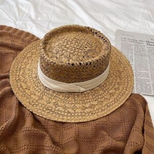 Women's Spring Summer Sun Protection Straw Dome Hats