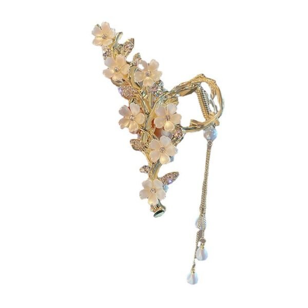 Bell Orchid Tassel Hair Clip - Image 6