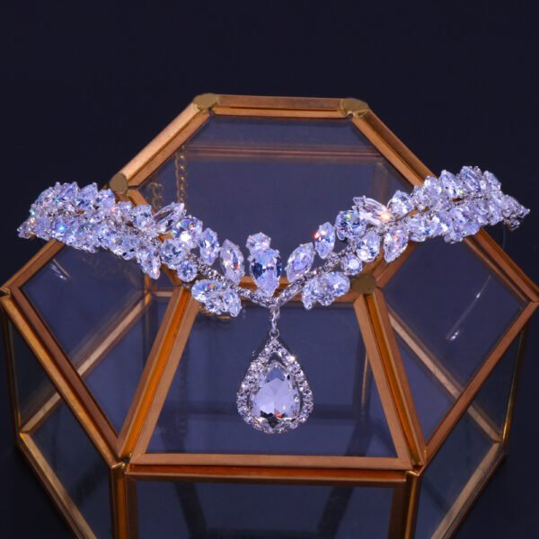 Bridal Zircon Headband - Image 4