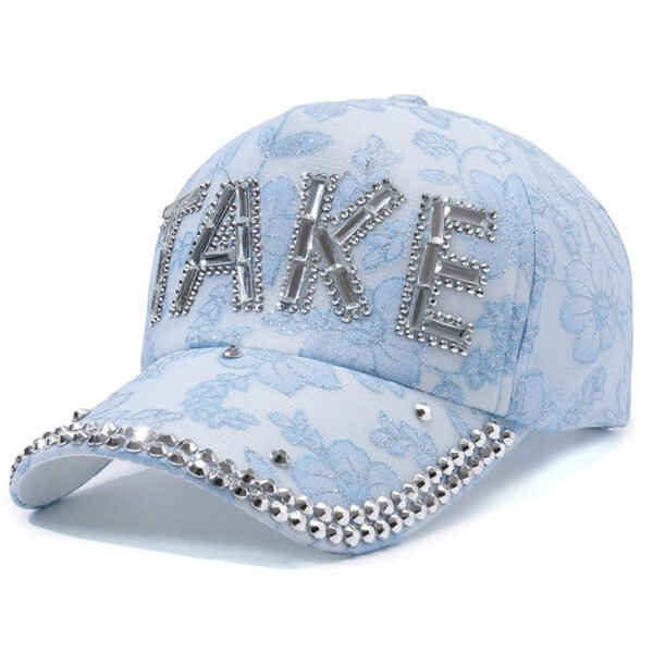 Rhinestone TAKE Baseball Cap - Image 7