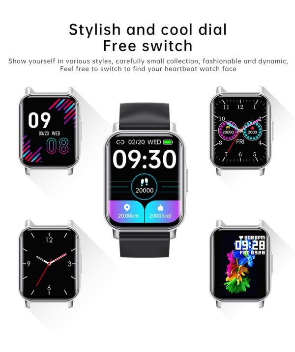 Smart Watch with Heart Rate & Blood Pressure Monitoring