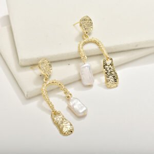 Natural Baroque Pearl Earrings