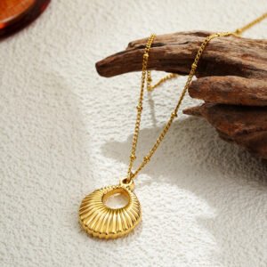Drop - Shaped Pendant Necklace