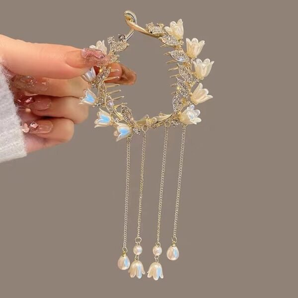 Zircon - Inlaid Hair Clip - Image 2