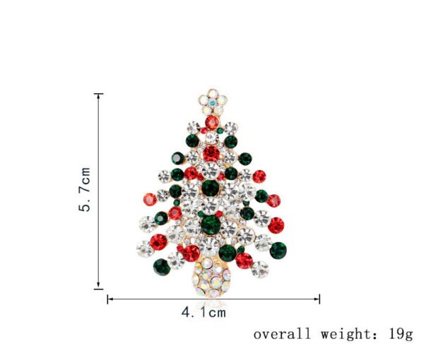 Christmas Tree - Shaped Brooch - Image 3