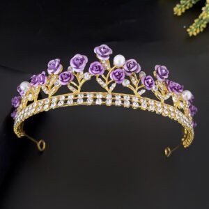 Rose Crystal Crown