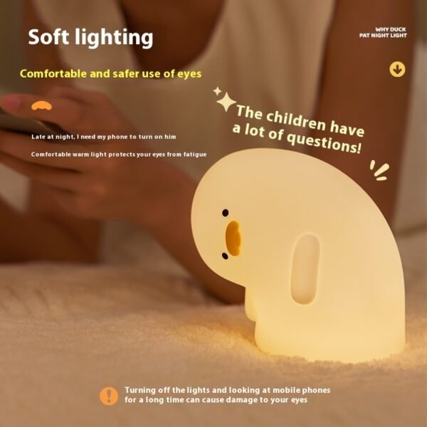 Cute Duck LED USB Rechargeable Nightlights - Image 10