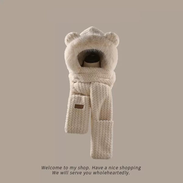 Winter Outdoor Plush Scarf - Image 2