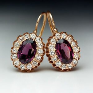 Vintage Style Gold - Toned Earrings