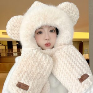 Women's Winter Outdoor Plush Scarf