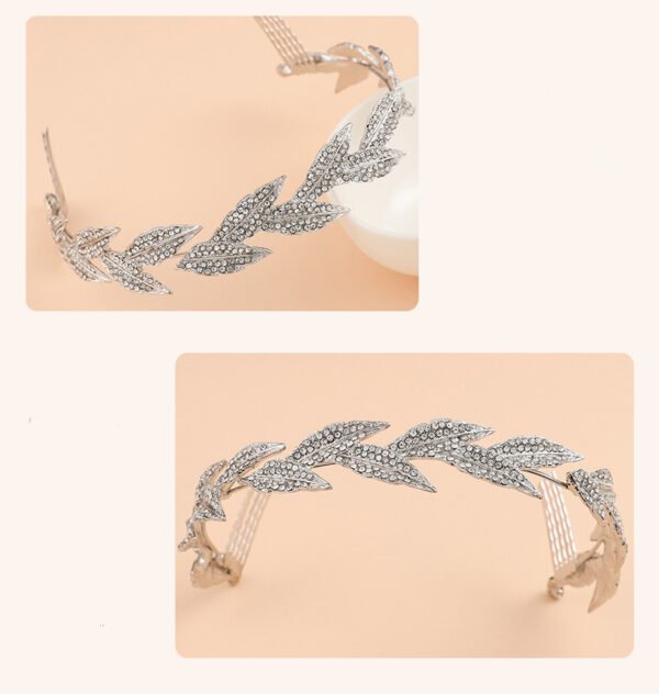 Retro Leaf Crown Hairband - Image 3