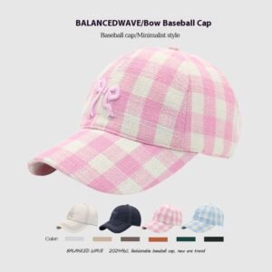 Spring Women's 3D Embroidery Bow Baseball Cap