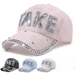 Rhinestone TAKE Women's Baseball Cap