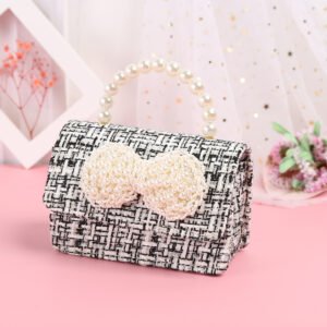 Pearl - Embellished Tweed Small Shoulder Bag