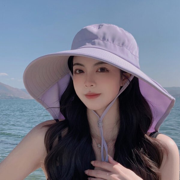 Summer UV Protection Shawl Hat - Image 10