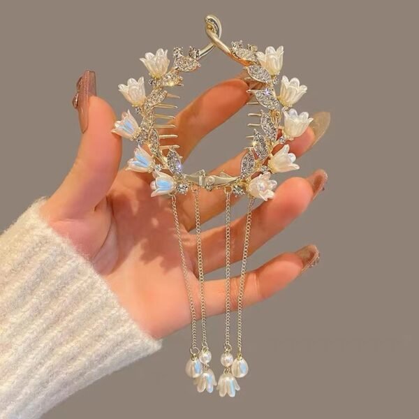 Zircon - Inlaid Hair Clip - Image 4