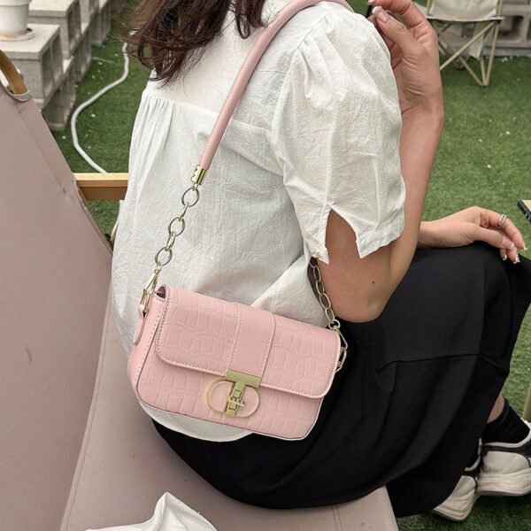 PU Crocodile - Pattern Crossbody Bag - Image 6