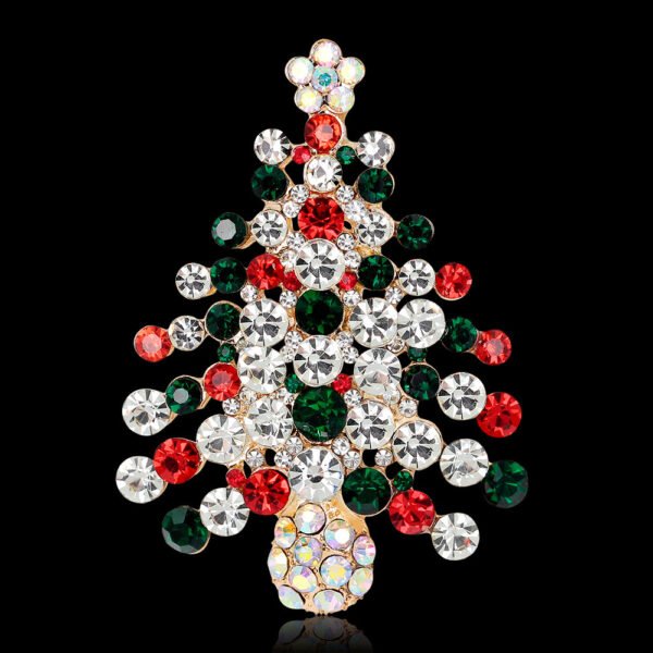 Christmas Tree - Shaped Brooch - Image 5