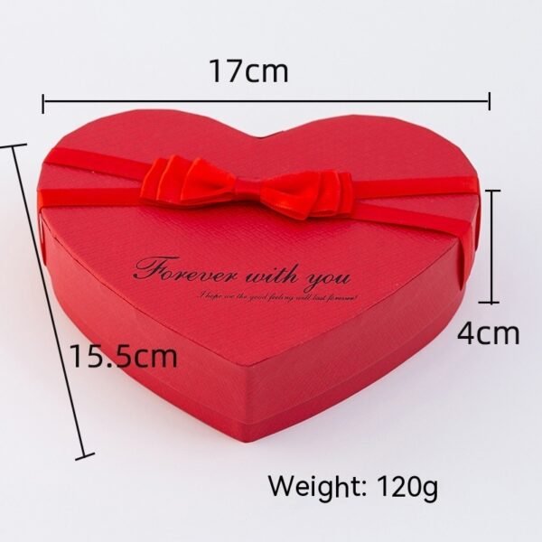 Heart - Shaped Soap Flower & Bear Gift Box - Image 3