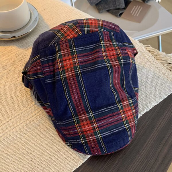 Dopamine Retro Plaid Women’s Spring Cap - Image 3