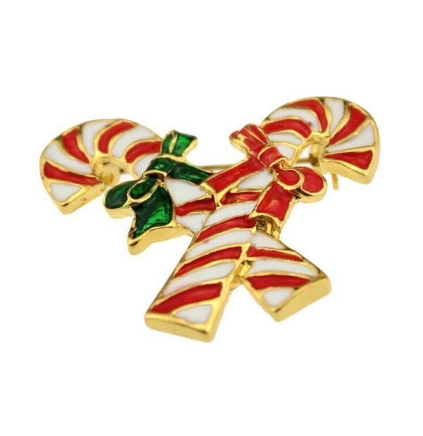 Christmas Candy Cane Brooch - Image 7