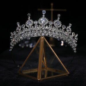 Zircon Crown Wedding Hair Accessory