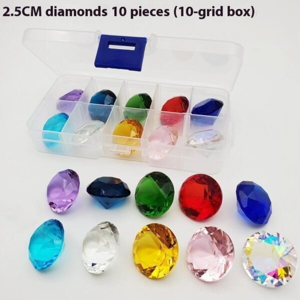 Ten-Color Crystal Gem Sorting Box - Image 2
