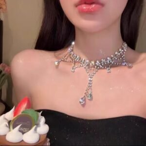 High - End Rhinestone Choker Necklace