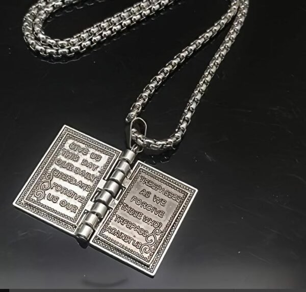 Flip - able Bible Book Necklace