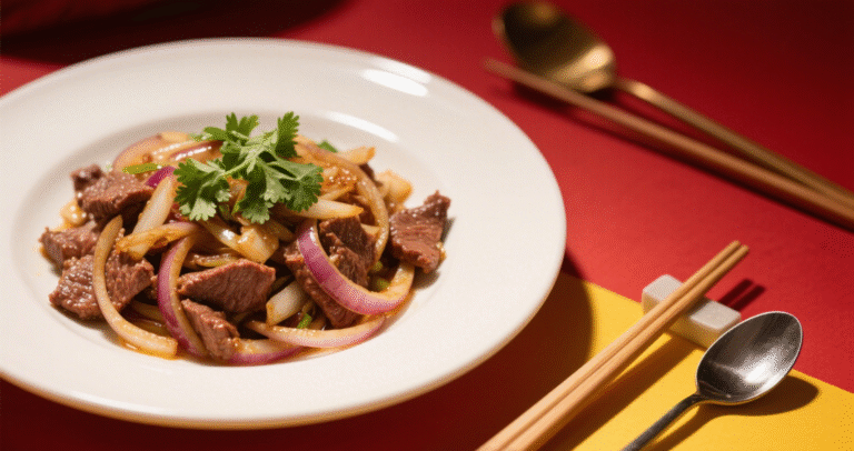Beef and onion