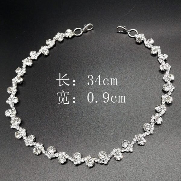 Light Luxury Diamond - Like Collar Necklace - Image 2