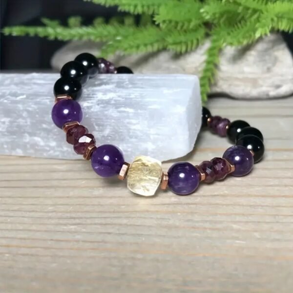 Unisex Natural Stone Bracelet - Image 3